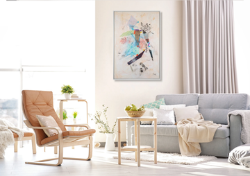 Holi - Canvas Painting by NOVOCUADRO ART COMPANY - view 3
